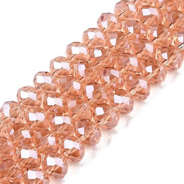 Electroplate Glass Beads Strands