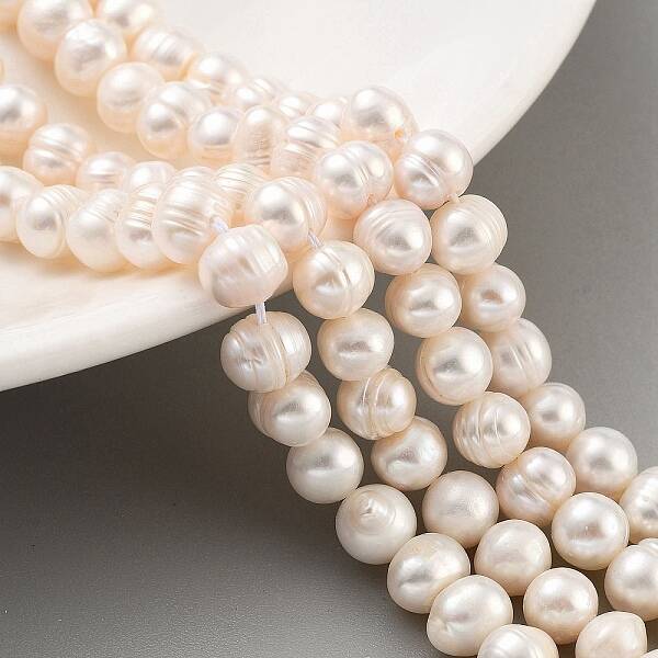 Natural Cultured Freshwater Pearl Beads Strands