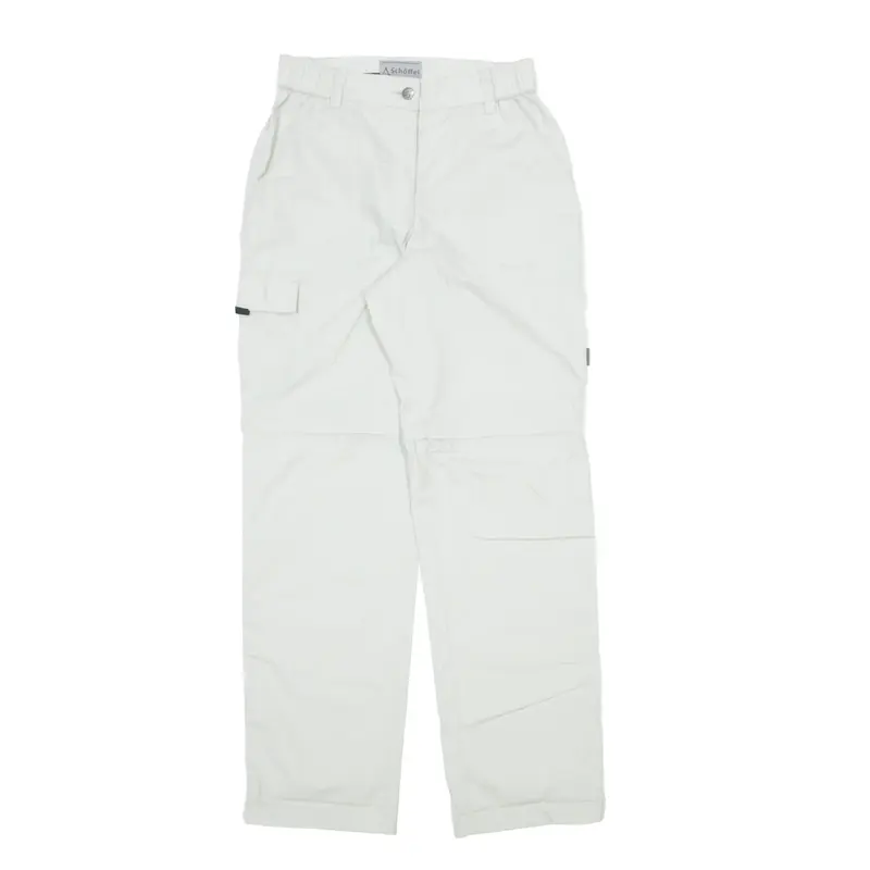 SCHOFFEL Outdoor Trousers Beige Relaxed Straight Womens W28 L32