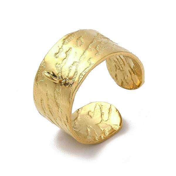 Ion Plating(IP) 304 Stainless Steel Cuff Ring Settings