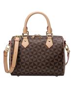 Fashionable Geometric Pattern Crossbody Bag, Lightweight Zipper Shoulder Bag with Adjustable Strap, Trendy All-match Commuter...