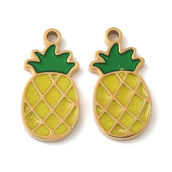 304 Stainless Steel Enamel Pendants