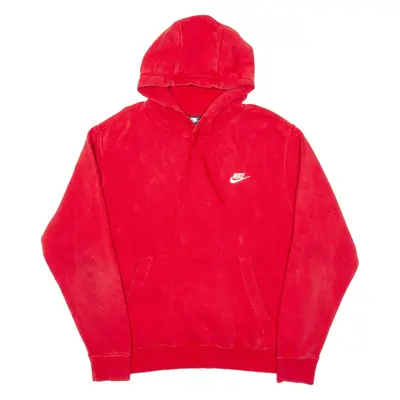 NIKE Mens Red Hoodie L