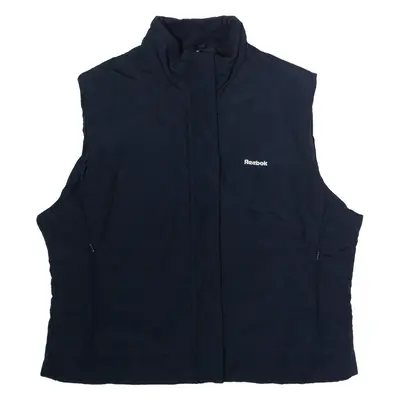 REEBOK Womens Gilet Blue UK 16