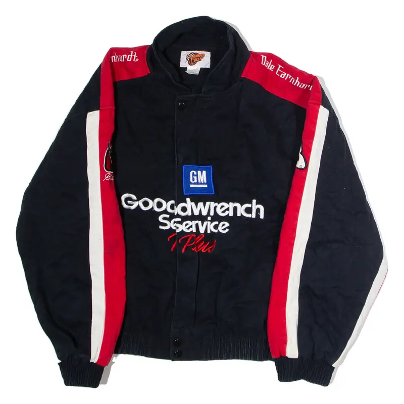 WINNER'S CIRCLE Dale Earnhardt Sr #3 NASCAR Mens Jacket Black Twill 90s USA M