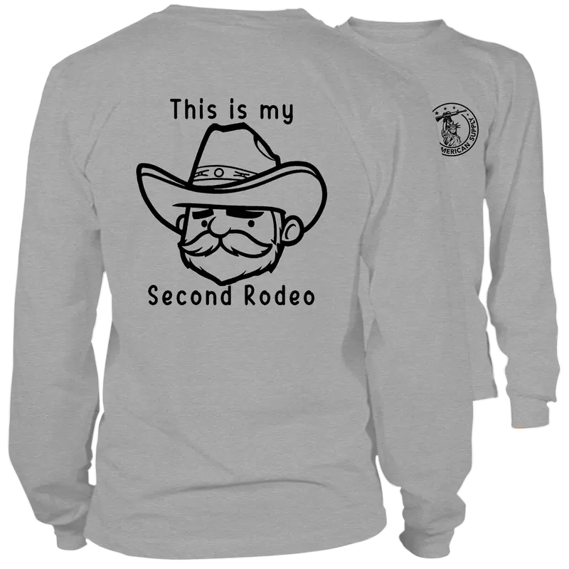 My Second Rodeo - Long Sleeve Heather Gray