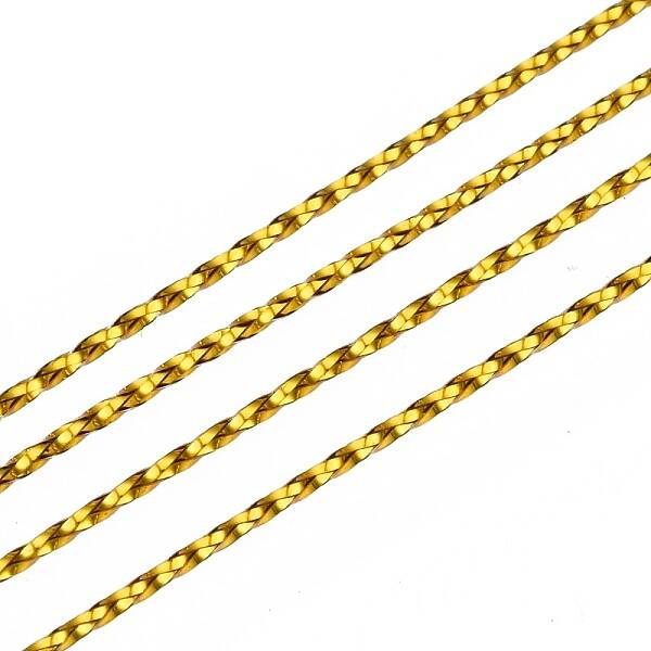 1mm Jewelry Braided Thread Metallic Threads
