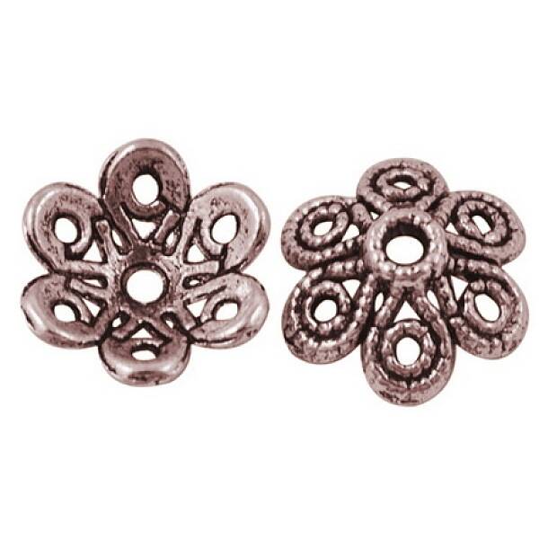 Tibetan Style Alloy Fancy Bead Caps