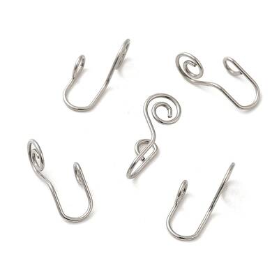 Non-Tarnish 316 Surgical Stainless Steel Clip on Nose Rings