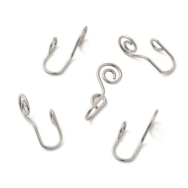 Non-Tarnish 316 Surgical Stainless Steel Clip on Nose Rings