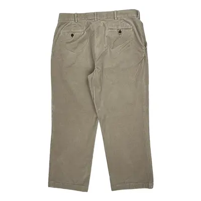 Ralph Lauren Cord Trousers - 36? Waist Beige Cotton Blend