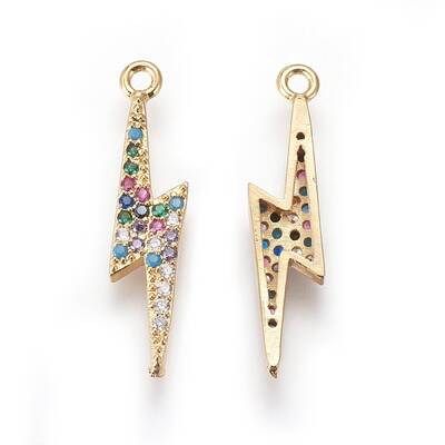 Brass Cubic Zirconia Pendants