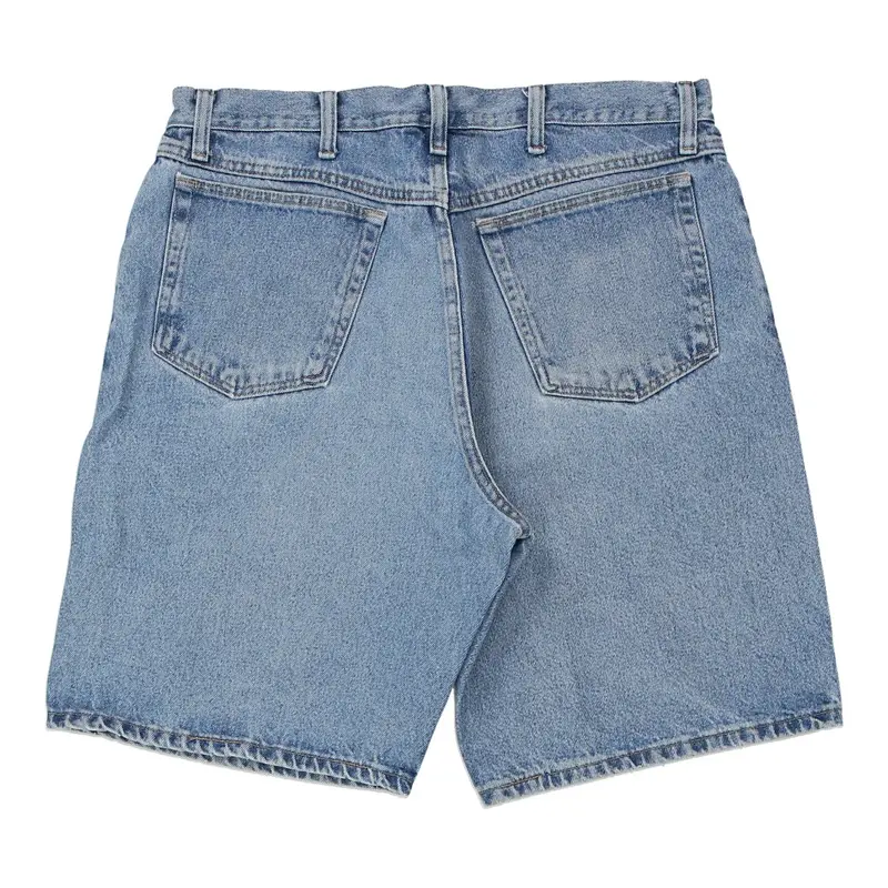 Wrangler Denim Shorts - 34W 10L Blue Cotton