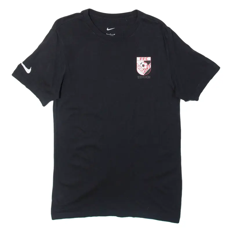 NIKE Fc Zurich Mens Football Shirt T-Shirt Black S