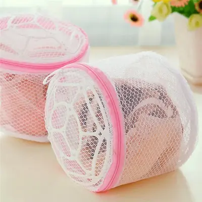 Anti-deformation Bra Washing Bag, 2pcs Mesh Wash Bag for Washing Machine, Laundry Tools & Accessories, Home Goods, Home Esse...