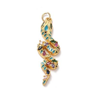 Rack Plating Brass Micro Pave Cubic Zirconia Pendants