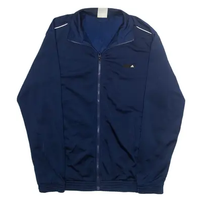 ADIDAS Mens Shell Jacket Blue M