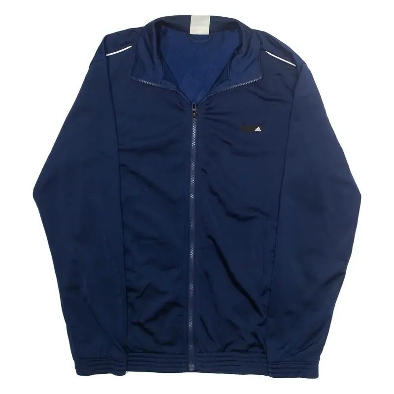 ADIDAS Mens Shell Jacket Blue M