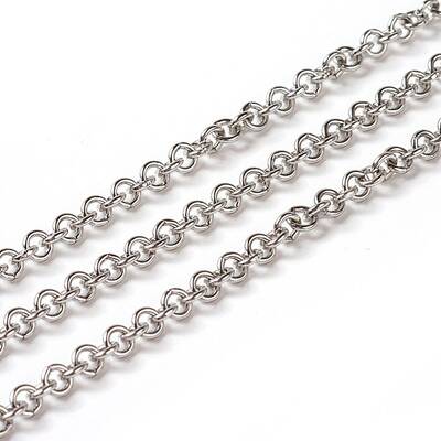 Tarnish Resistant 304 Stainless Steel Rolo Chains