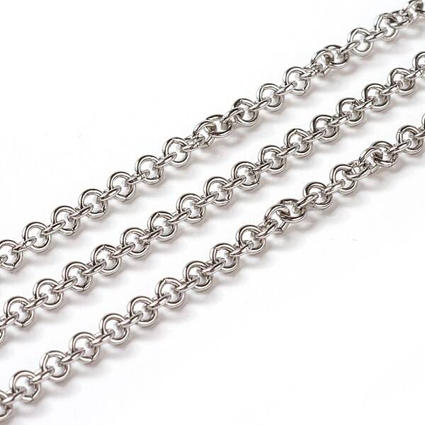 Tarnish Resistant 304 Stainless Steel Rolo Chains