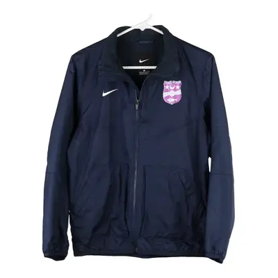 Age 12-13 Nike Jacket - Large Navy Nylon | Size: large