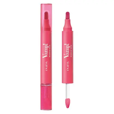 Pupa Vamp! Marker Duo - Lip marker and oily lip gloss 006 - Dragon Fruit 4 ml