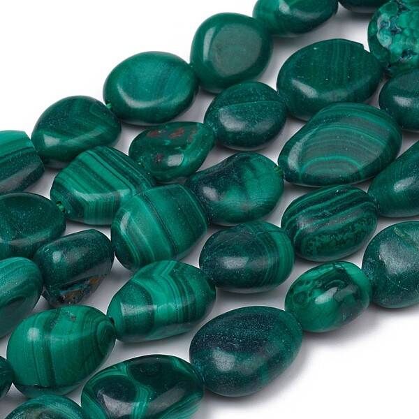 Natural Malachite Beads Strands