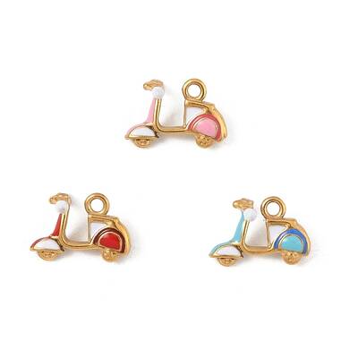 304 Stainless Steel Enamel Pendants