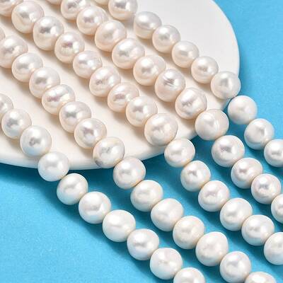 Natural Cultured Freshwater Pearl Beads Strands
