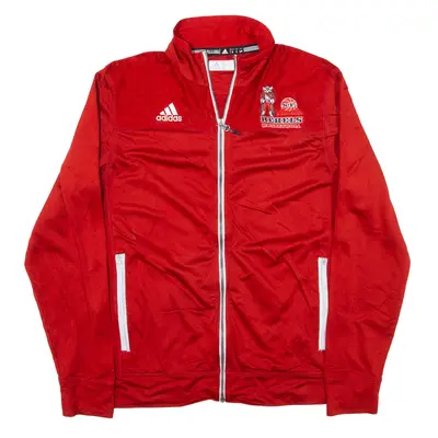 ADIDAS San Francisco Rebels Basketball Track Jacket Red Mens S