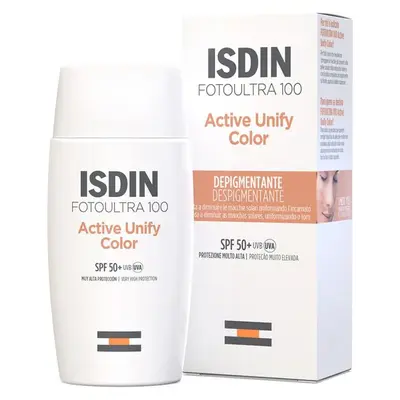 Isdin Fotoultra 100 Active Unify Color Spf 50 50 Ml