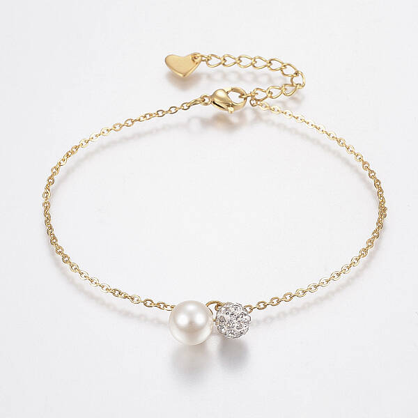 304 Stainless Steel Cable Chain Bracelets