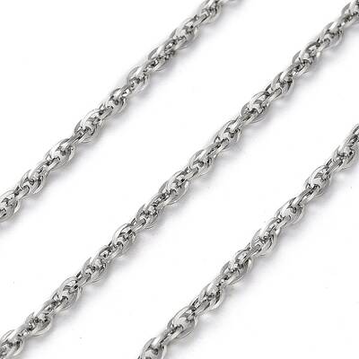 Tarnish Resistant 304 Stainless Steel Rope Chain