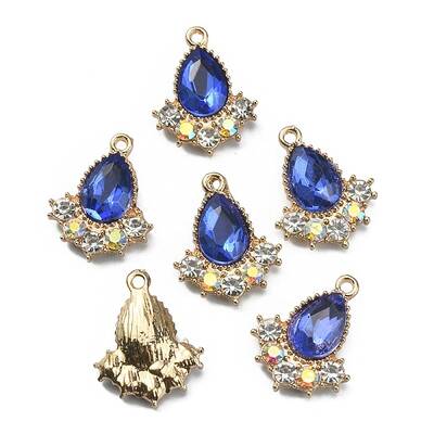 Glass Rhinestone Pendants