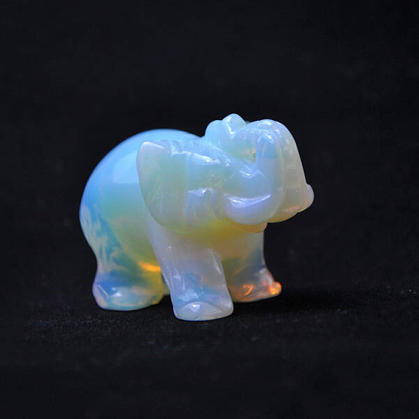 Opalite Sculpture Display Decorations
