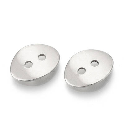 Tarnish Resistant 201 Stainless Steel Buttons