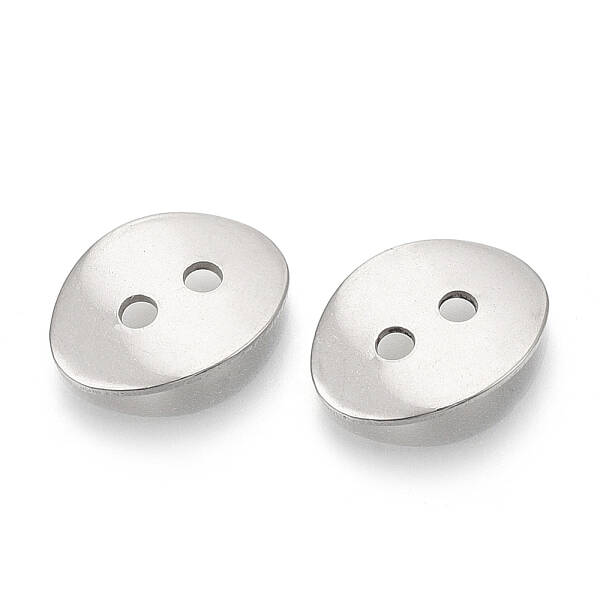 Tarnish Resistant 201 Stainless Steel Buttons