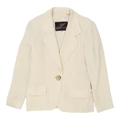 Gai Mattiolo Blazer - XL Beige Acetate | Size: x-large