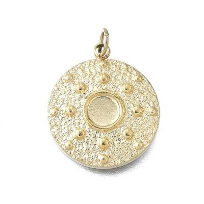 304 Stainless Steel Pendant Cabochon Settings