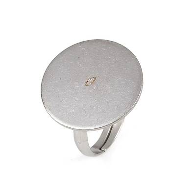 Non-Tarnish 304 Stainless Steel Pad Ring Settings