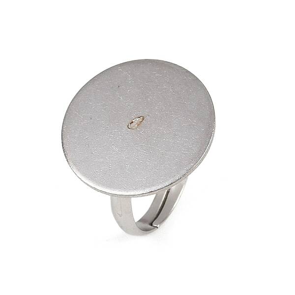 Non-Tarnish 304 Stainless Steel Pad Ring Settings