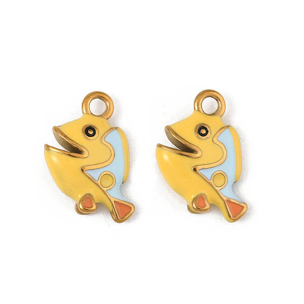 304 Stainless Steel Enamel Pendants