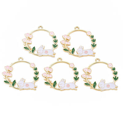 Alloy Enamel Pendants