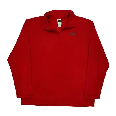 The North Face Fleece - XL Red Polyester | Size: x-large