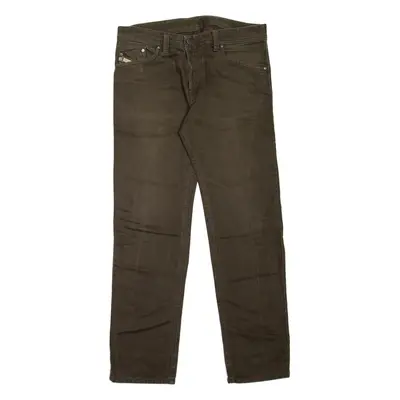DIESEL Mens Jeans Brown Slim Straight W33 L31
