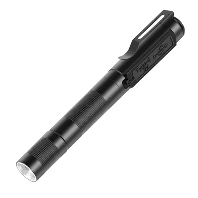 USB Rechargeable Mini Flashlight, Portable Clip Pocket Penlight, Waterproof Zoomable Torch LED Light, 3 Modes Mini Hand Ligh...