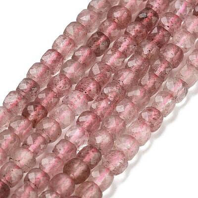 Natural Strawberry Quartz Beads Strands