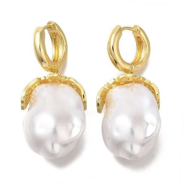 Rack Plating Brass Hoop Earrings