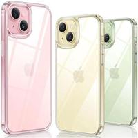 For iPhone 16 15 Pro Max 14Plus 13 12 11 Shockproof Clear TPU Soft Transparent Case