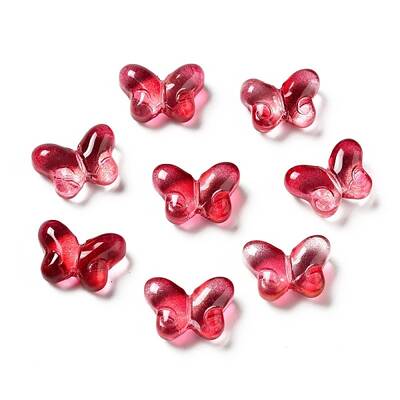 Transparent Baking Paint Glass Beads